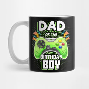 Dad Of The Birthday Boy Matching Video Gamer Birthday Party Mug